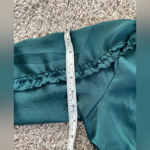 Chelsea and Violet girls green ruffle dress L - Picture 10 of 10